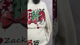 Custom Christmas Pregnancy Announcement Sweatshirt #christmasgift