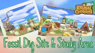 Fossil Dig Site and Museum Study Area // Animal Crossing New Horizons