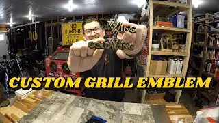 1983 Honda GoldWing : Cafe Commission Build - Part - 3 - Custom grill emblem.