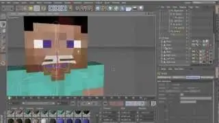 Cinema 4D - Minecraft Complex Face Rig Tutorial