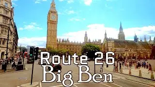 🚌 London Route 26 | Bus tour | Westminster - St. Paul Cathedral | London, United Kingdom