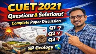 CUET 2021 || Questions and solutions || SP Geology #india #study #shorts