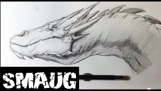 How to Draw Smaug from The Hobbit - Easy Things to Draw