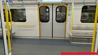 [沙田站開始接載]EAL R-Train(D010/D012)出廠後於沙田站3號月台起載/沙田-大圍行車片段