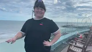 Atlantic City Day Trip / first time in a casino roof top view !!!!