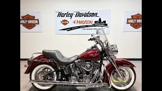 2008 FLSTN Harley-Davidson&reg; Softail&reg; Deluxe Crimson Red Sunglo 045391H