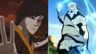 Iroh teaches Zuko to redirect lightning