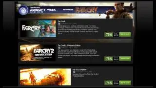 Steam Ubisoft Week Day 4 FarCry Sale