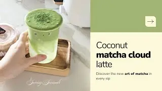 How to Make: Coconut Matcha Cloud Latte (Fluffy and Flavorful)
