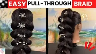 Easy Pull-Through Braid Hairstyle 