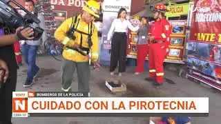 Alerta no arriesgue su vida; tome en cuenta los peligros de la pirotecnia