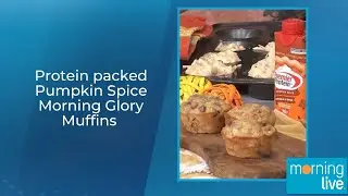 Protein packed Pumpkin Spice Morning Glory Muffins