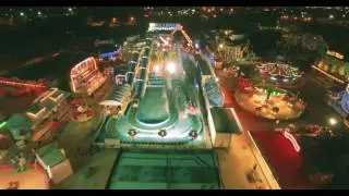 Funderland Cork at night by Drone 4K