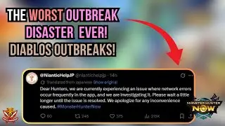 THE WORST OUTBREAK DISASTER EVER! DIABLOS OUTBREAKS! l Monster Hunter Now