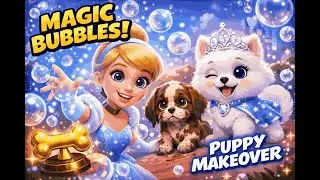 Cinderella Saves the Royal Puppy Parade! ✨ 3D Animated bedtime Story