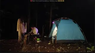 CAMPING‼️HORROR, BEING DISTURBED BY KUNTILANAK WHEN ALONE‼️TRUE SCARY HORROR CAMPING STORIES