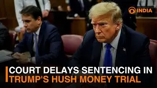 Judge delays Donald Trump&rsquo;s sentencing in hush money trial & other updates | DD India Live