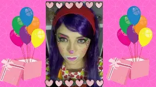 MAQUILLAJE PAYASITA : PASO A PASO