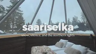 3 magical days in Lapland, staying in a Glass Cabin, and seeing the Aurora at Saariselka, Finland!