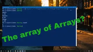 How to use Multidimensional Arrays in PowerShell