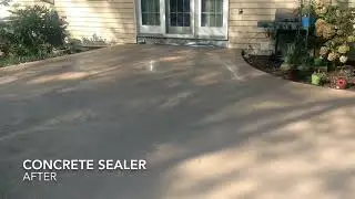 Before And After: Concrete Sealer