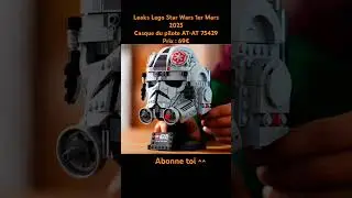 Leaks Lego Casque du pilote AT-AT 75429 1er Mars 2025 / #lego / #starwars / #legostarwars
