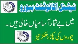 National Accountability Bureau NAB Jobs 2019 |Prosecuter|Driver|etc