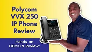 Polycom VVX 250 VOIP Phone Review (4 Line Gigabyte IP Phone)