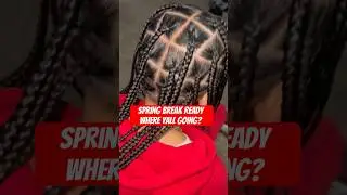 Spring break ready where yall going?🌤️🌴#shorts #hairstyle #viral