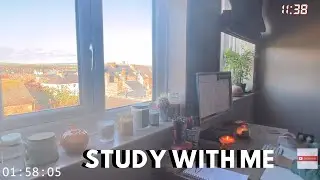 LIVE 🔴  Study With Me | NO BREAKS | 🌧️ Rain  Sounds