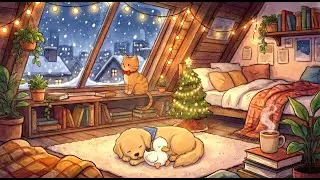 Cozy Winter Attic Lofi Relaxing Music for Study & Sleep | Holding onto the Winter Magic