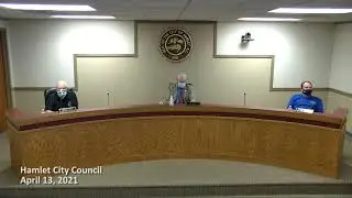 Hamlet City Council 04-13-21