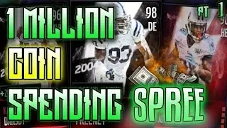 ШОПИНГ НА 1 МИЛЛИОН МОНЕТ. ЧАСТЬ ПЕРВАЯ!! ШОПИНГ MADDEN MOBILE - MADDEN MOBILE 16