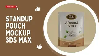 Standup pouch mockup - 3D Packaging Mockup | Packaging Bag in 3ds Max #3dsmax #3dmodeling