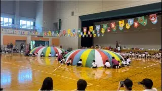 Athletics games | kindergarten balloon performance | japan #performance #ballon