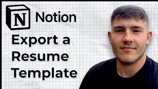 How To Export a Resume Template in Notion (2025 Guide)