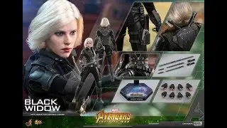 Hot Toys Avengers Infinity War Black Widow 1/6 Scale Collectible Figure Unboxing