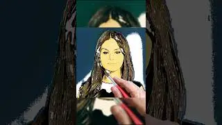 I Made A Drawing Of SELENA GOMEZ #arts #ytshorts #drawing #selenagomez