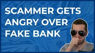 Tech Support Scammer Gets Angry With Fake Bank