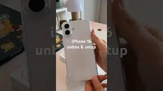 iphone 16 plus unboxing & setup | asmr vlog