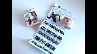 IHERB: Strengthtape, Kinesiology Tape, Beige, 20 Precut Strips (Кинезио тейп) - Видео обзор