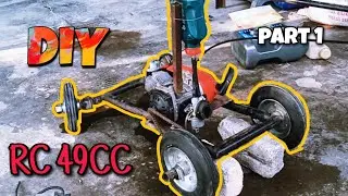 projek DIY rc car 49cc ( part 1)