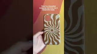 Компостируемый чехол для телефона?! // Чехол Pela // Экологичные чехлы для телефонов #шорты