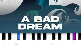 Keane - A bad dream  (piano tutorial)