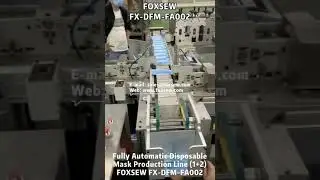 Fully Automatic Flat Face Mask Machine (1+2) Production Line