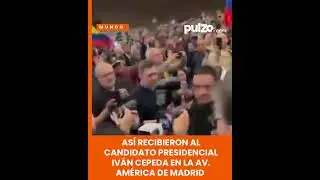 As&iacute; recibieron al candidato presidencial Iv&aacute;n Cepeda en Madrid | Pulzo