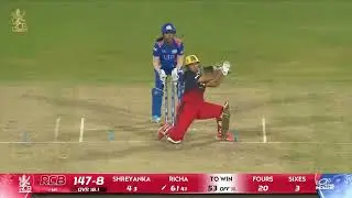 richa's batting in wpl.....mi vs rcb #wpl #cricket #rcb #smritimandhana #trending #viral #ipl #india