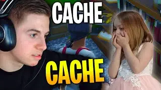 MA NIECE M'AIDE POUR CE CACHE CACHE SUR FORTNITE CRÉATIF !!!