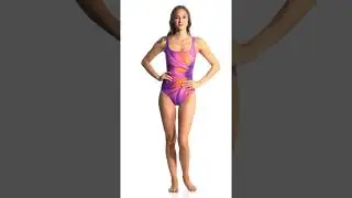 Gottex Belle Fleur Square Neck One Piece Swimsuit | SwimOutlet.com