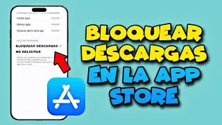 BLOQUEAR DESCARGAS en la APP STORE✅️ Explicado Paso a Paso🔥